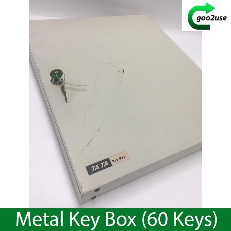 Used Metal Key Box (60 Keys), Furniture & Home Living, Furniture ...