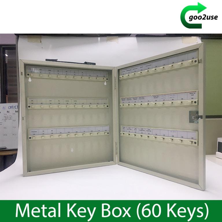 Used Metal Key Box (60 Keys), Furniture & Home Living, Furniture ...