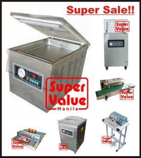 Vacuum Sealers Band Sealers Foot Sealers Wrapping machines (Bnew with Warranty, Parts and Service Center)