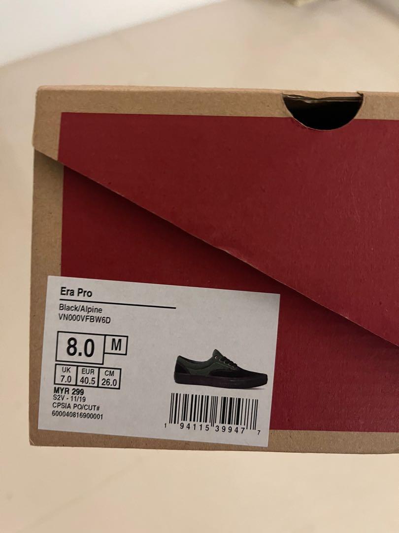 Vans Era Pro Men s Fashion Footwear Sneakers on Carousell