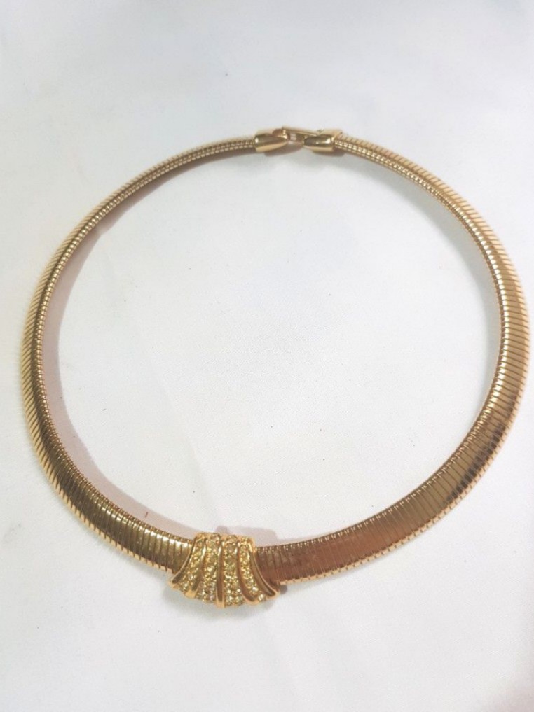 Vintage Gold Necklace Napier, Antik 