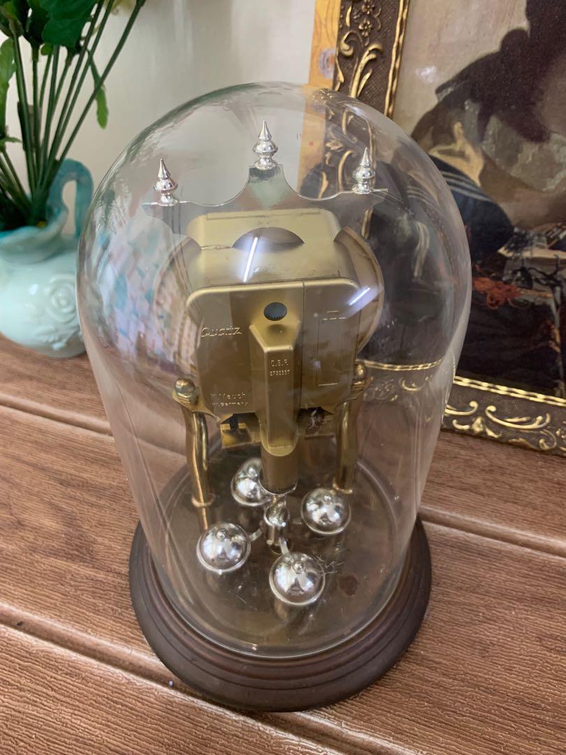 Vintage Koma West Germany Anniversary Dome Shape Quartz Clock, Hobbies