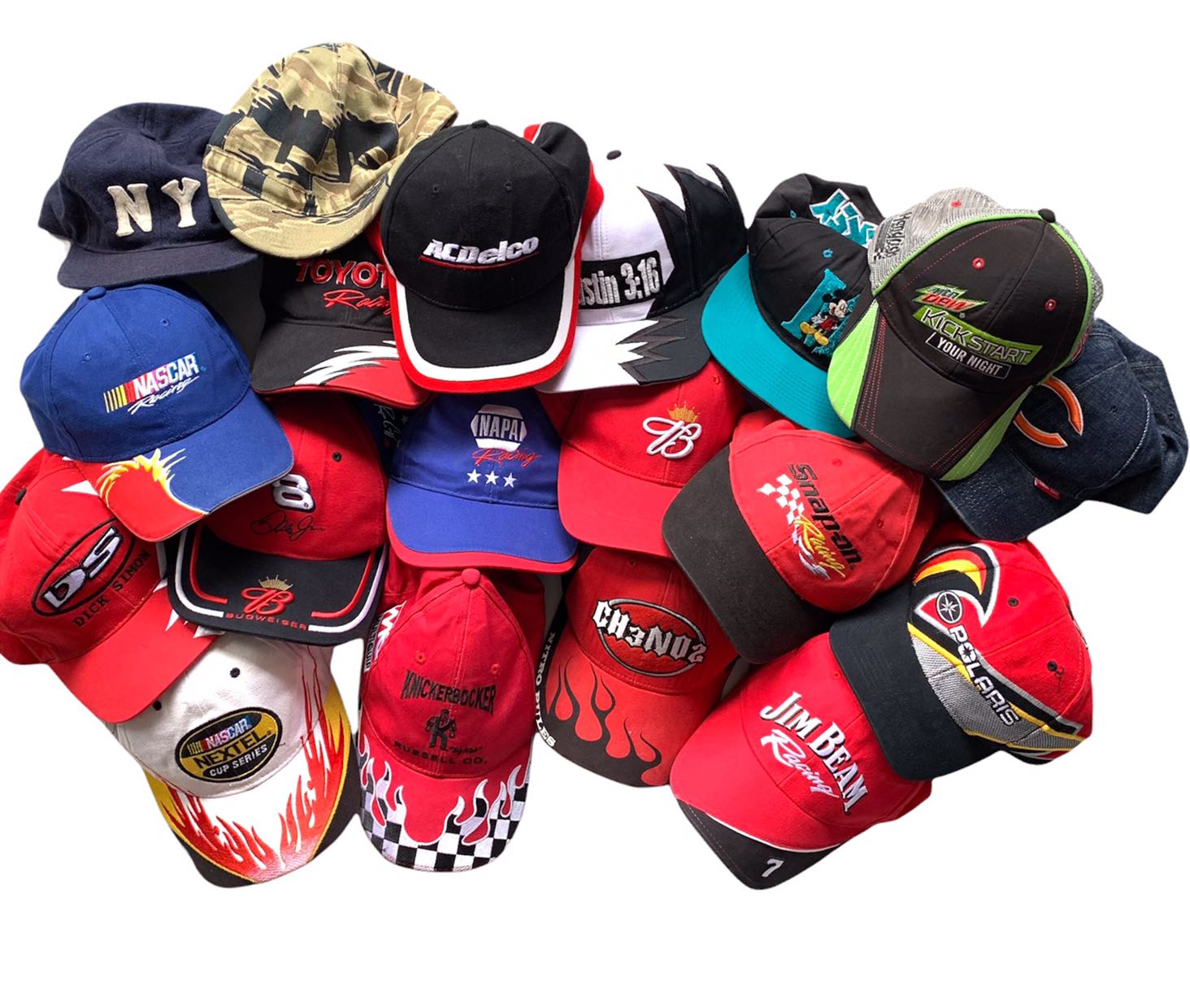 Vintage racing cap/topi nascar,nfl 