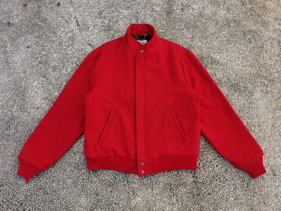 Vintage Woolrich Wool Bomber, Men's Fashion, Coats, Jackets and ...