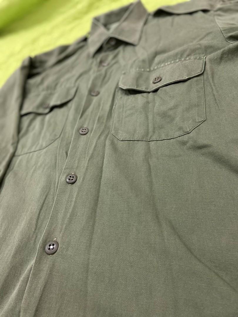 VTG 80's Australian Army Jungle Green Shirt, Men's Fashion, Tops & Sets ...