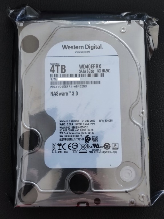 Original Western Digital Wd 4tb Red Nas Hard Disk Drive 3.5 4tb