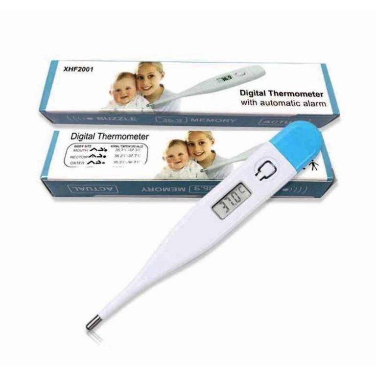 XHF2001 電子探熱針 口探溫度計 Digital Thermometer with Automatic Alarm, 健康及營養食用品