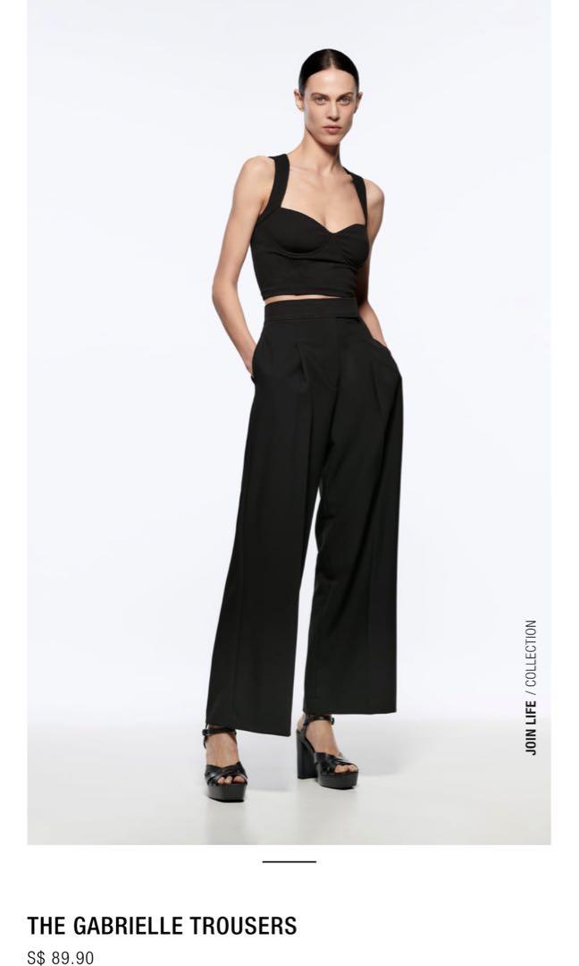 ZARA The Gabrielle Trousers, Women's Fashion, Bottoms, Other Bottoms on  Carousell