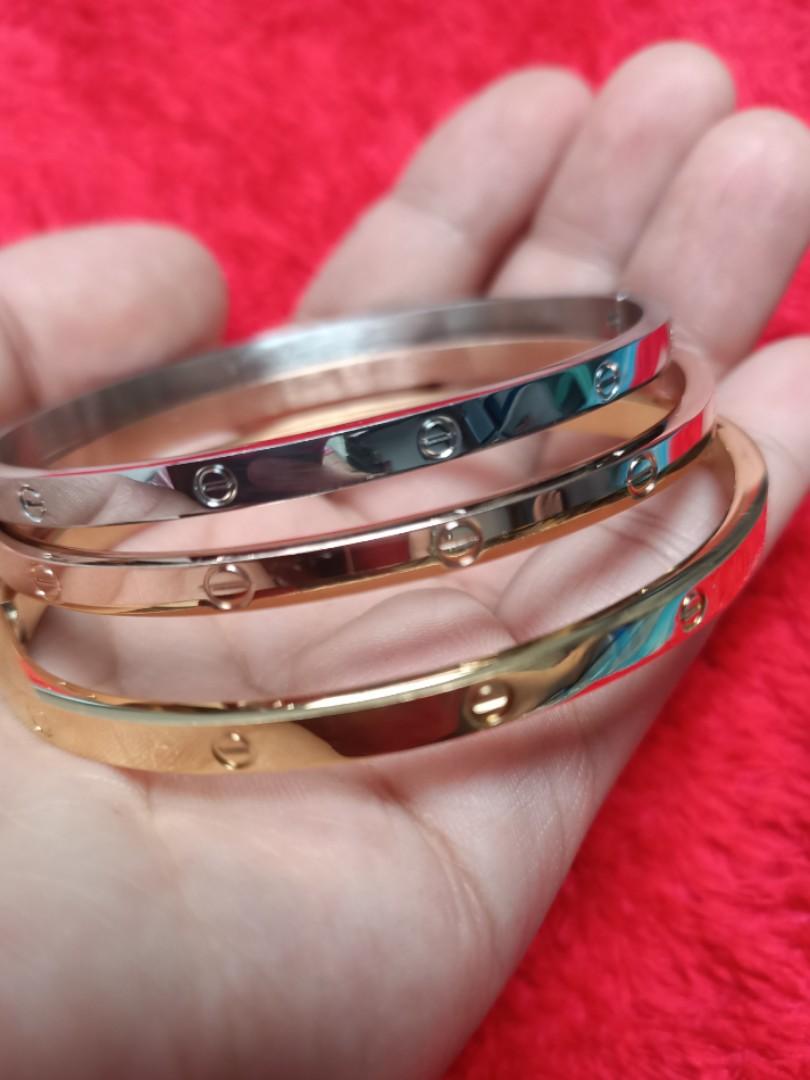 RBG TRICOLOUR BANGLE  Bangles, Tri color, Cartier love bracelet