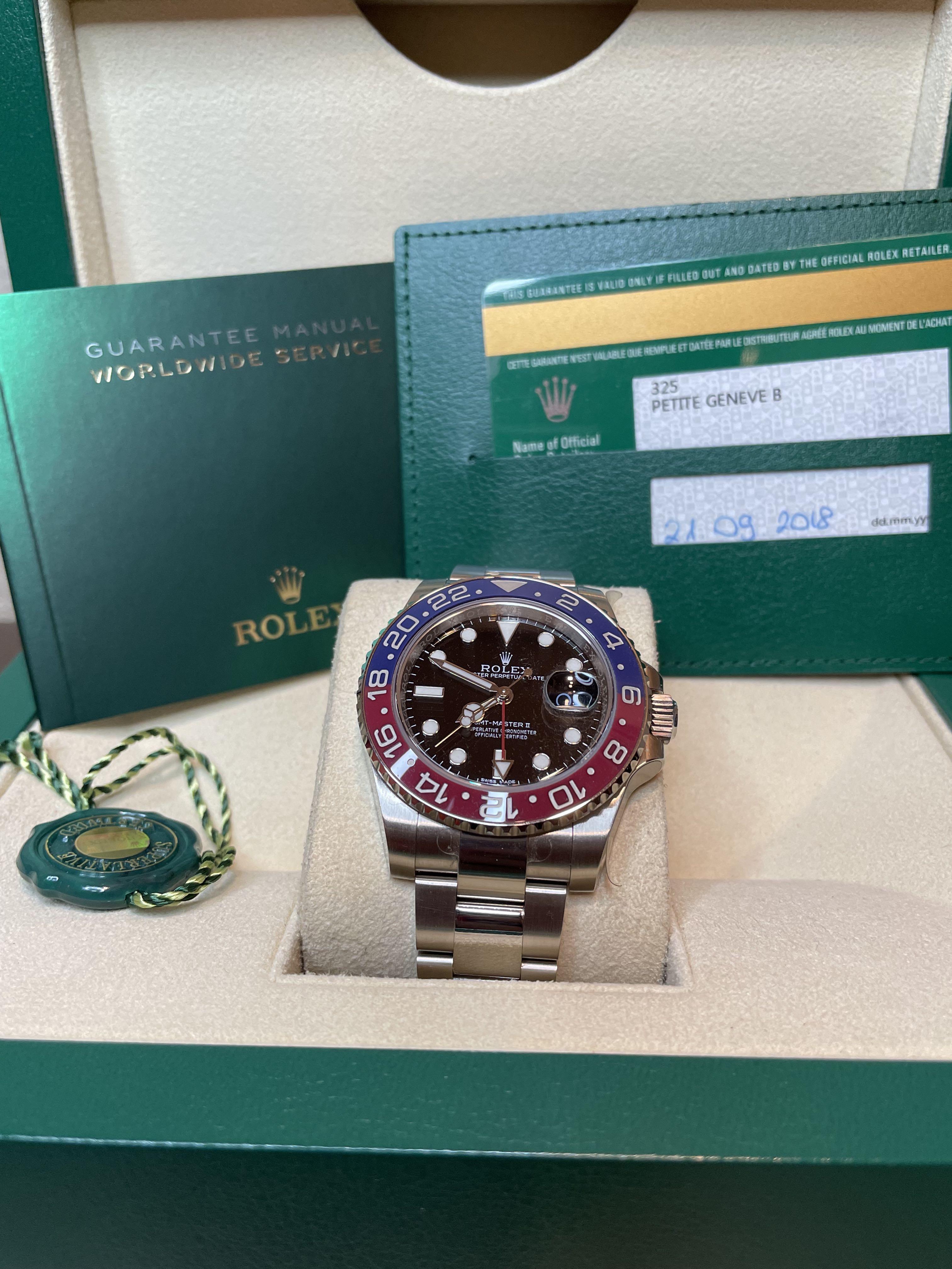 Gmt master ii pepsi on sale 2018