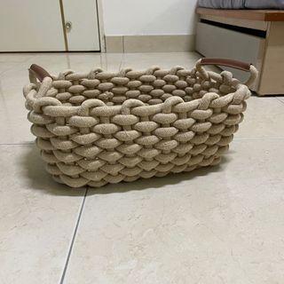 棉麻收納籃 可小議價