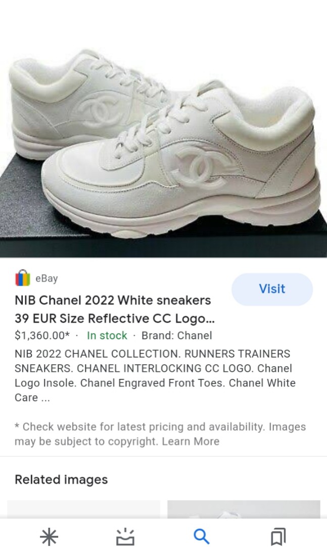 authentic chanel sneakers