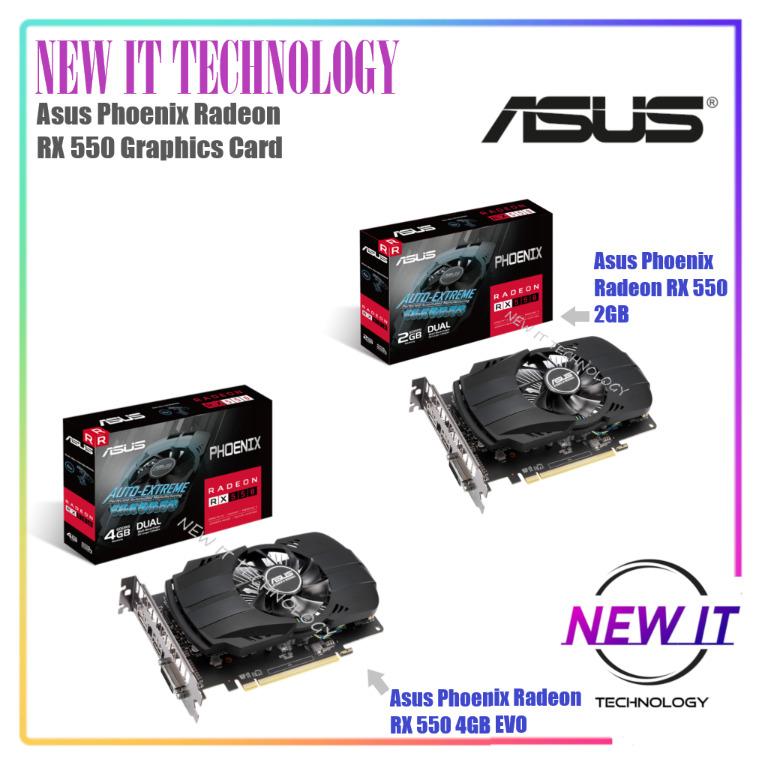 Asus phoenix radeon cheap rx 550 4gb gddr5