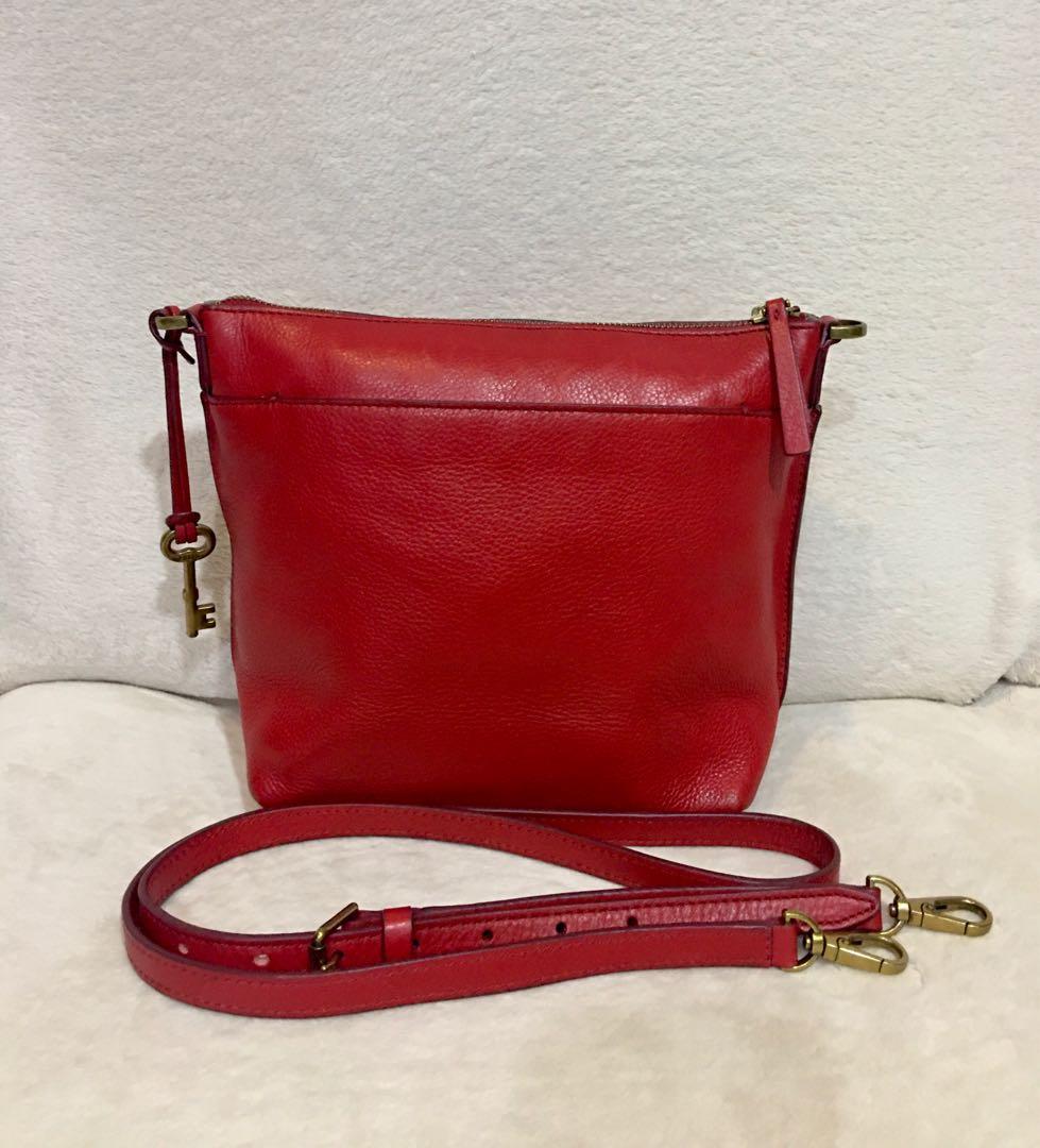 Authentic Fossil Sling Bag, Luxury, Bags & Wallets on Carousell