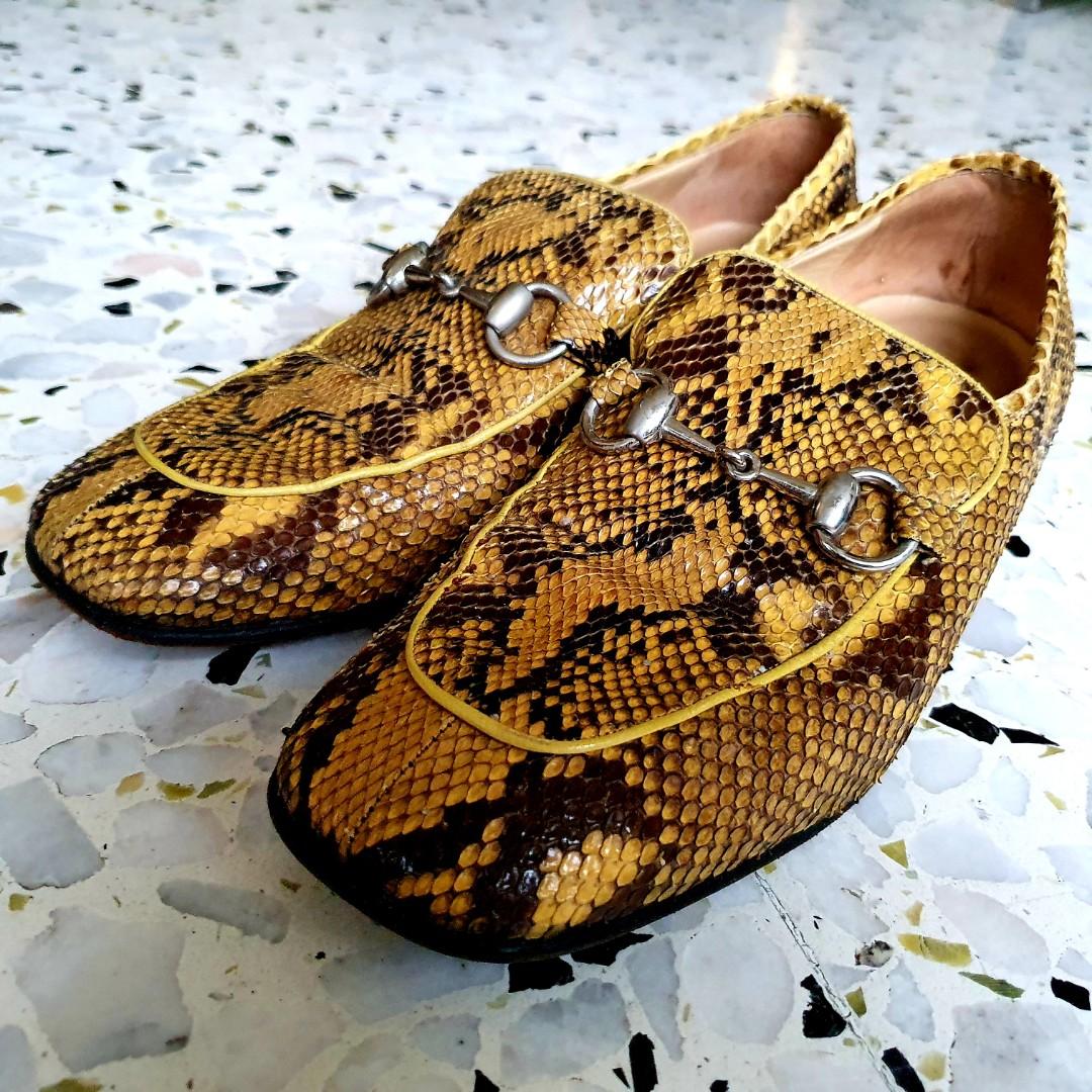 Gucci snakeskin shoes outlet