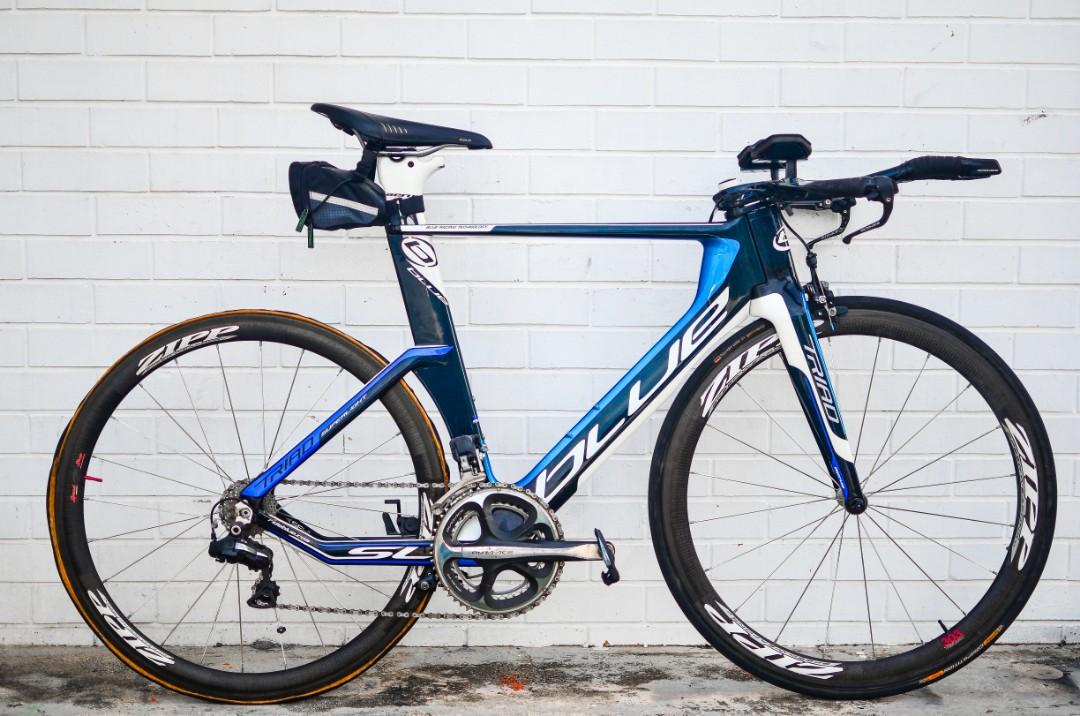 Blue best sale tri bike