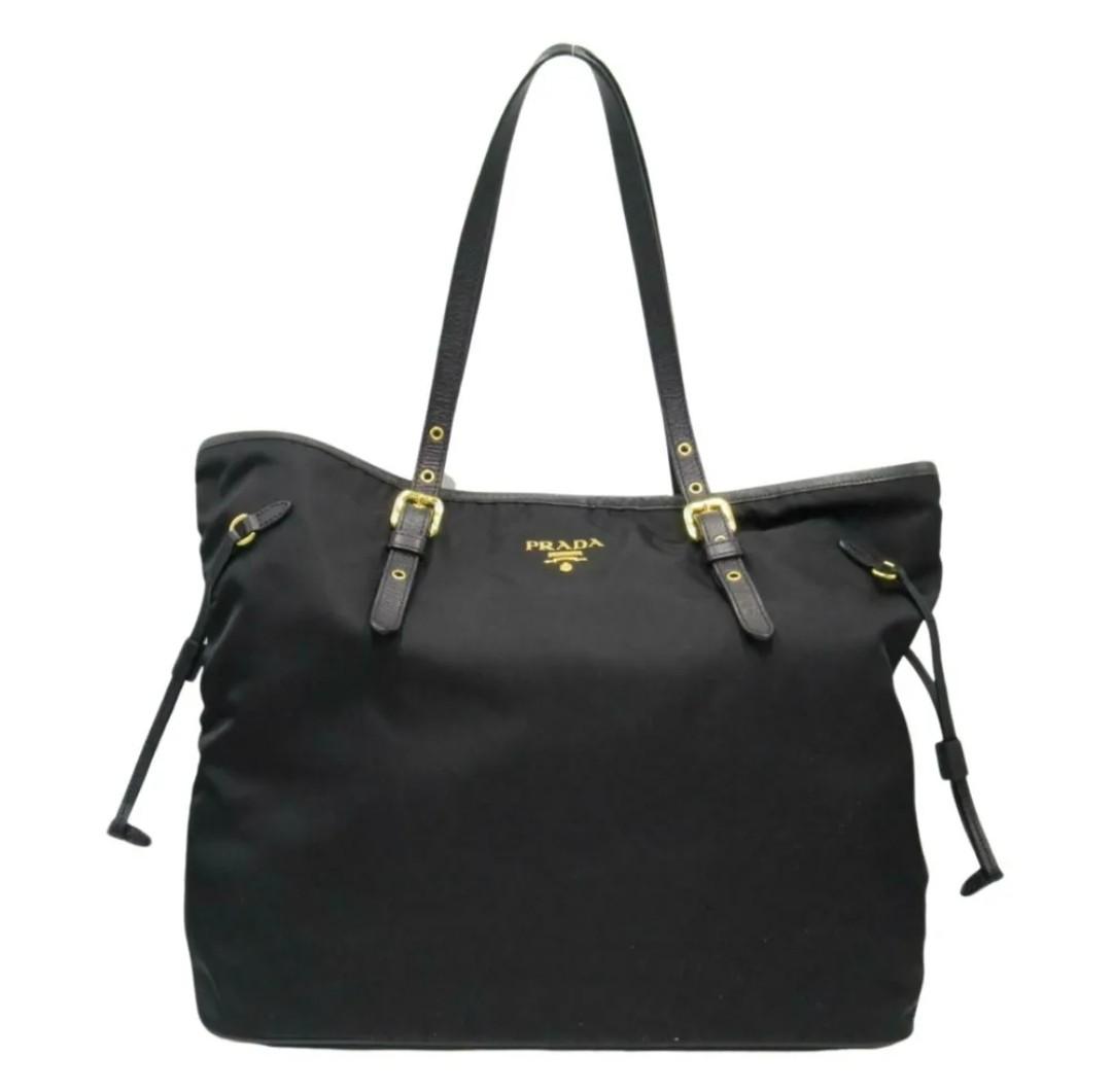 BRAND NEW Prada Nylon Tote Bag in black, Women's Fashion, Bags & Wallets, Tote Bags on Carousell