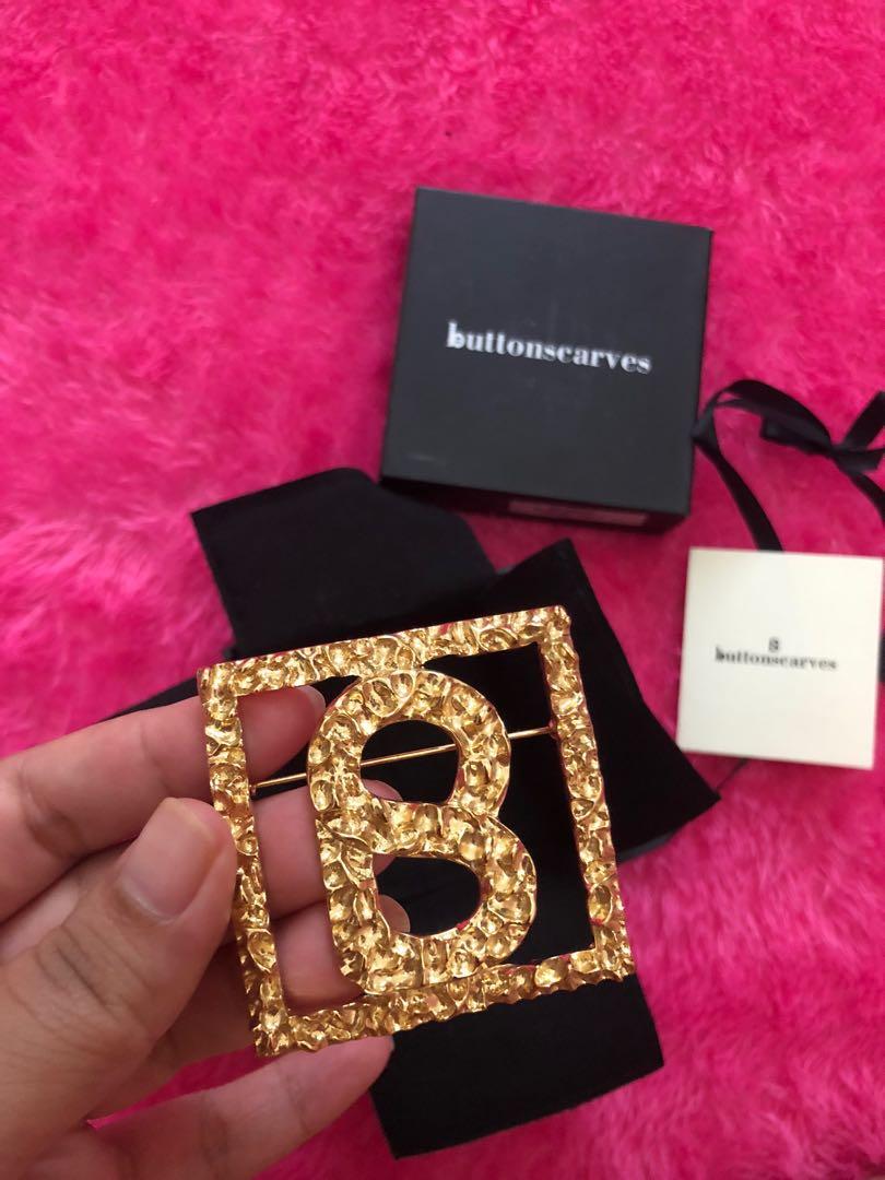 bros buttonscarves brooch buttonscarves buttonscarves preloved |NETT❗️❗️
