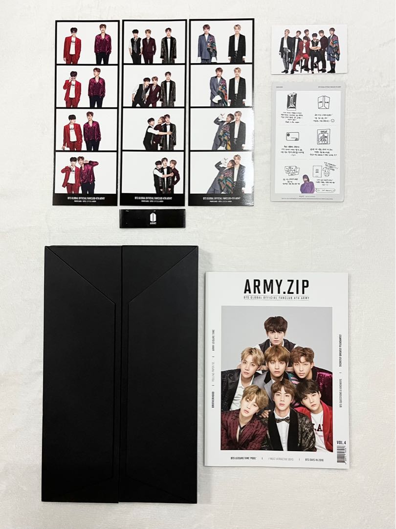BTS Official 4th Army Membership Kit