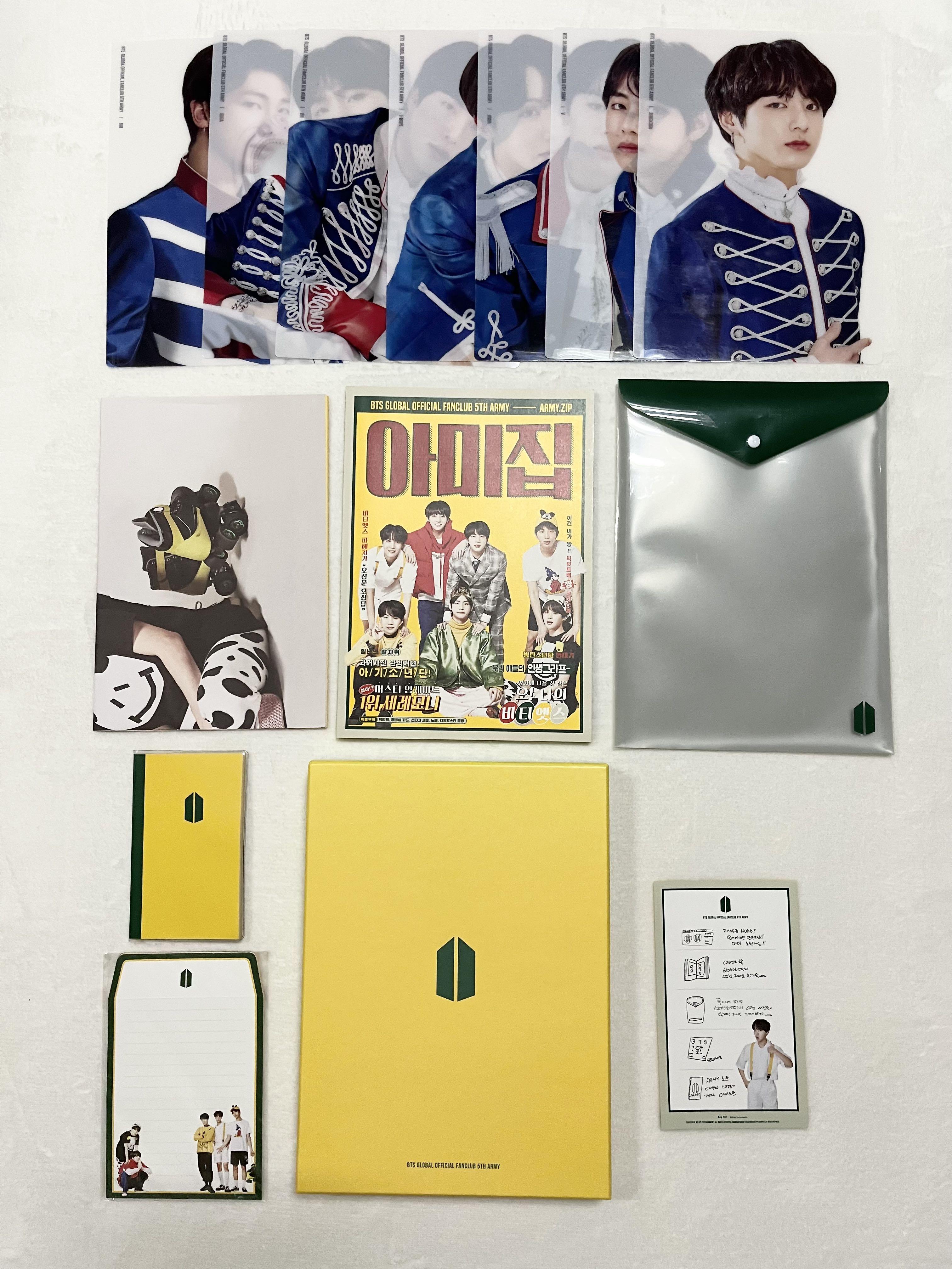 BTS Official 5th Army Membership Kit (Complete Inclusions