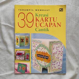 Buku Art and Craft "39 Kreasi Kartu Ucapan Cantik" oleh Iva Hardiana