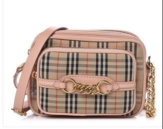 Authentic Burberry the link Camera bag Peach