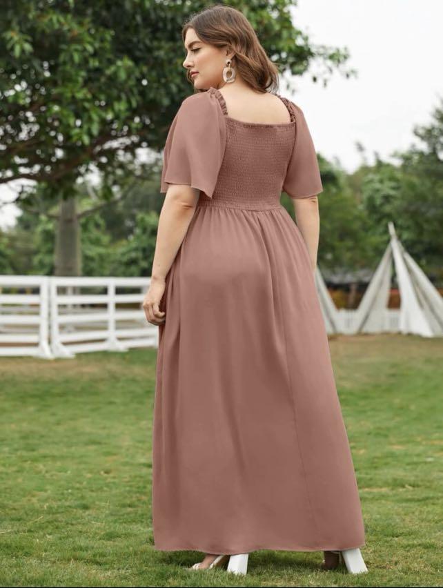 Maxi dress cheap with butterfly sleeves