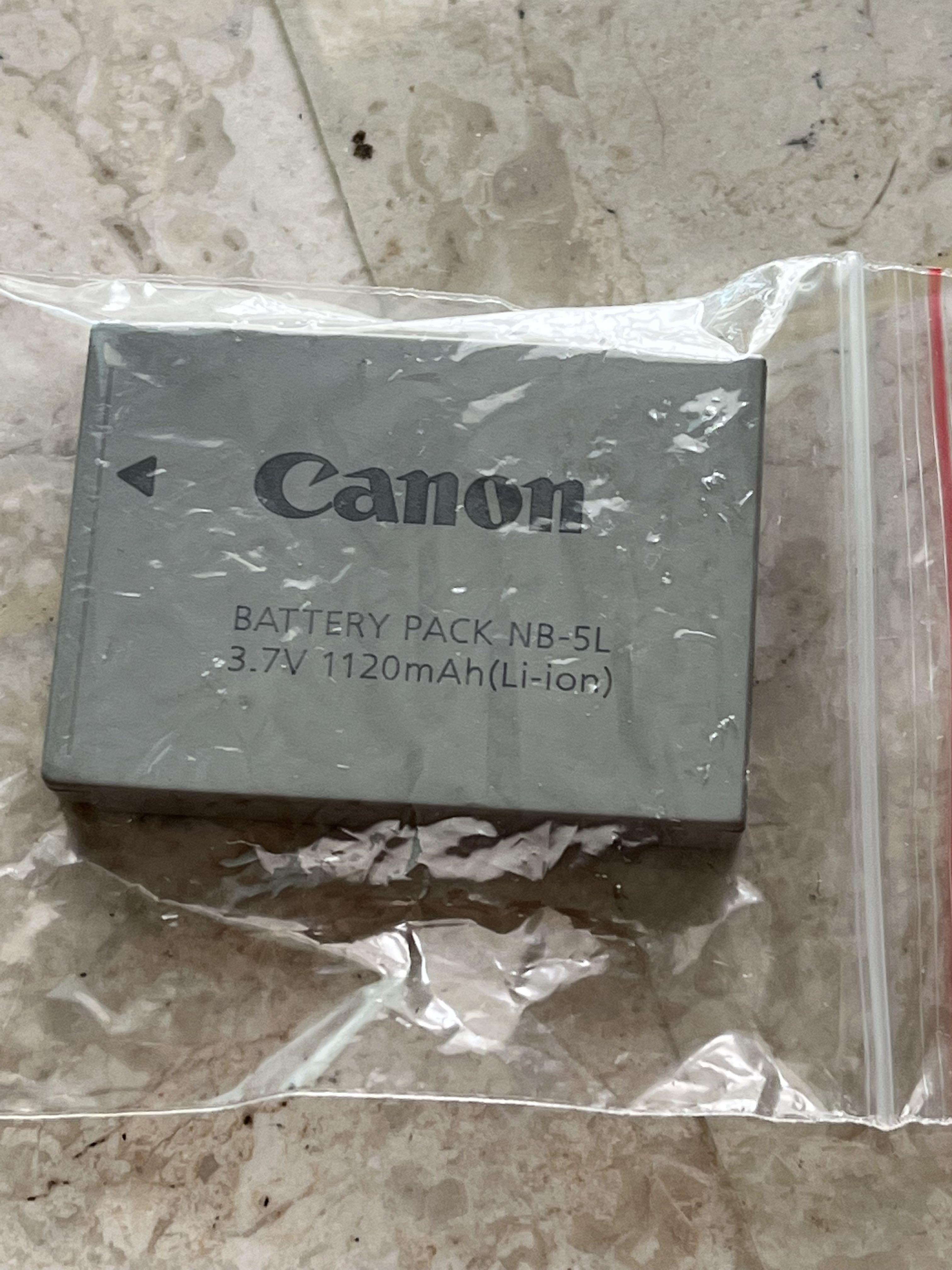 Canon battery pack NB5L, Photography, Photography Accessories