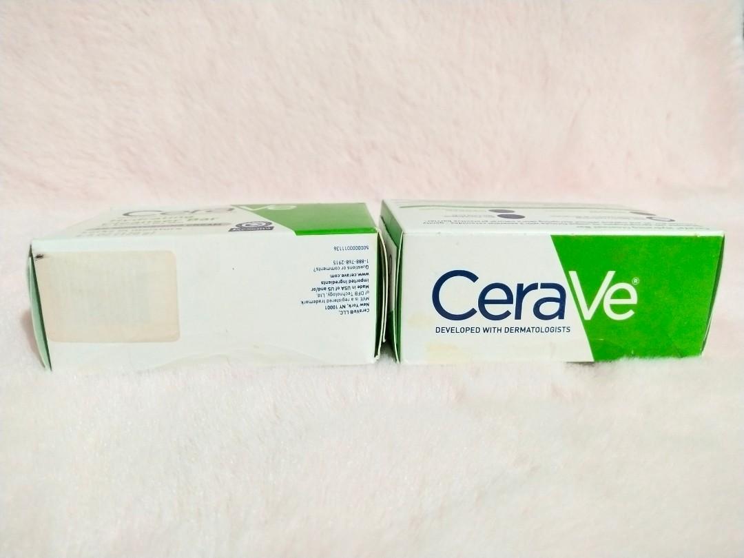 CeraVe Hydrating Cleanser Bar 128g (Category: Bath) located in Makati City. Submitted by quinneverleigh (Listing ID 1148412002, Image 3). Description: box has stains and dents bawal sa maarte but then hindi Naman affected yung loob 2pcs available actual photo posted.