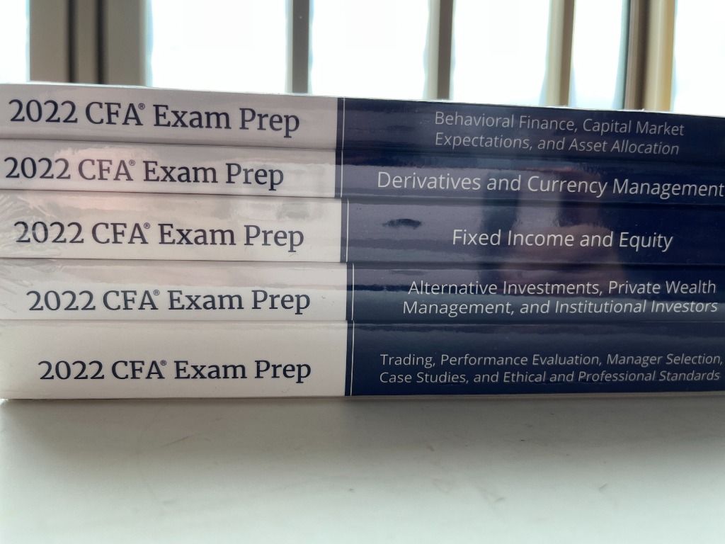 CFA Level 3 2022 SchweserNotes, Practice Exams & QuickSheet (original