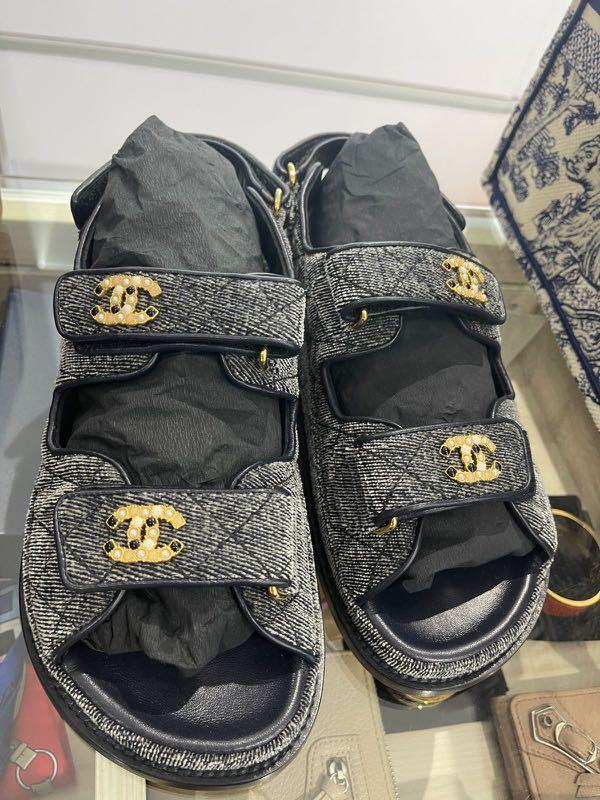 Chanel jean sandals best sale