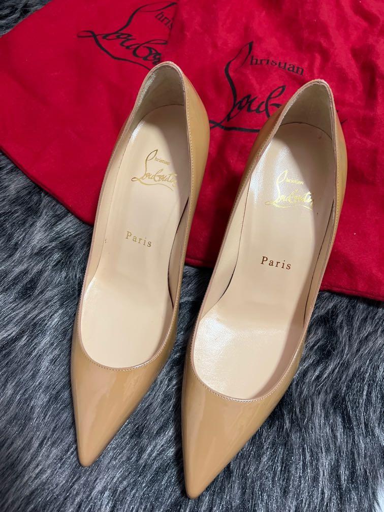 Christian Louboutin Kate 70 Patent Heels Luxury Sneakers