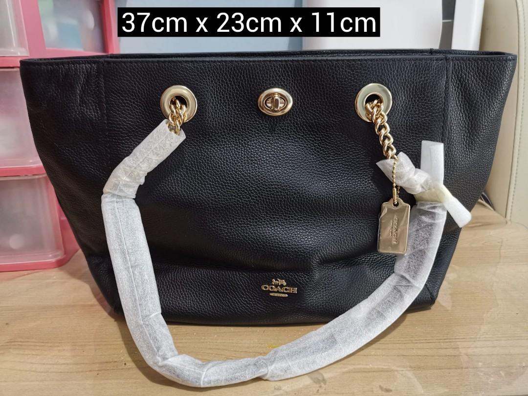 Coach turnlock chain tote 27 new arrivals