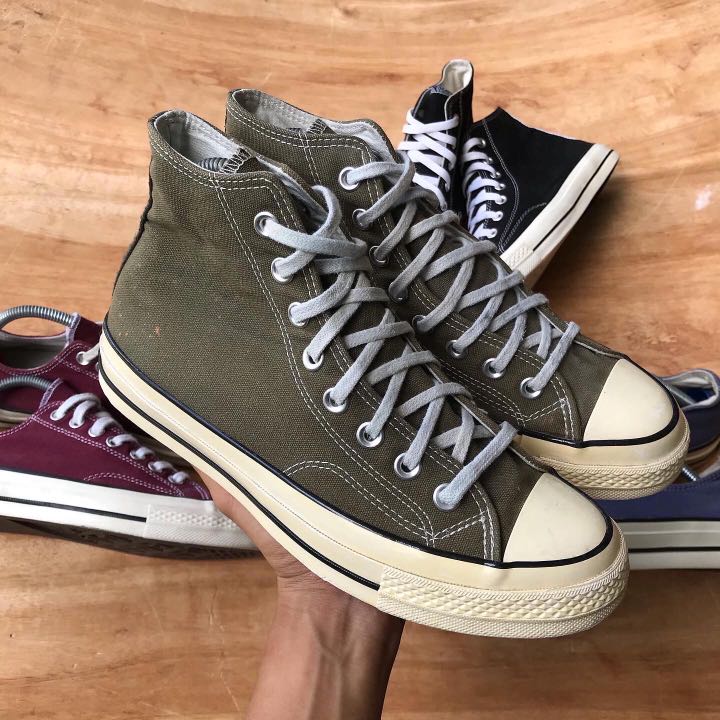 CONVERSE CT 70 HIGH OLIVE GREEN SIZE 7UK Men s Fashion Footwear Sneakers on Carousell