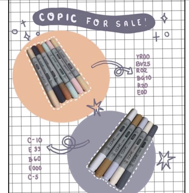 Copic Markers from Japan (Suzu Kawana Collection), Hobbies & Toys