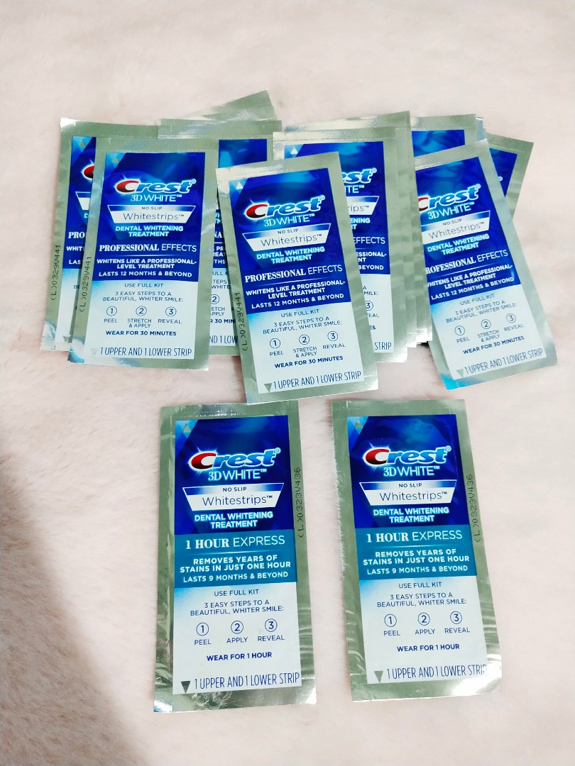 Crest Teeth Whitening Strips Professional and Express, Beauty