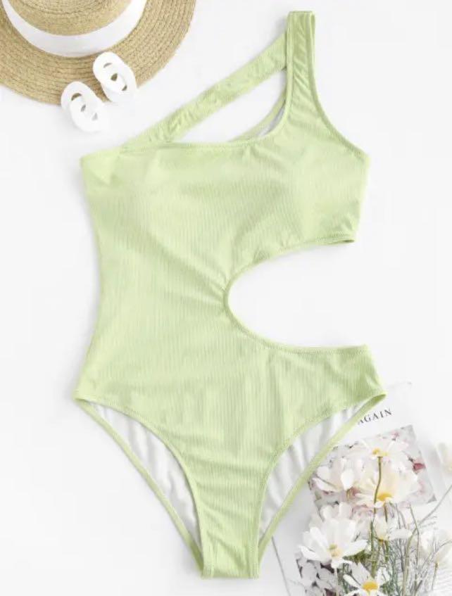 Cutout One Piece Swimsuit, Women's Fashion, Swimwear, Bikinis ...