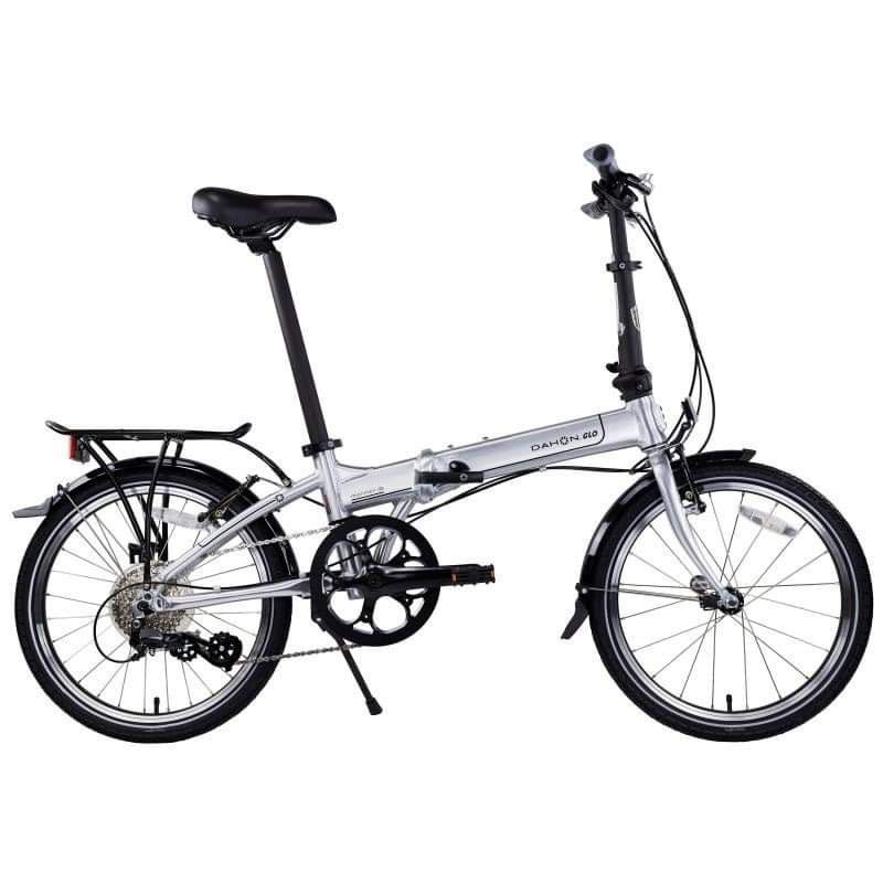 Dahon Mariner D8 Folding Bike Silver with accessories Brand New