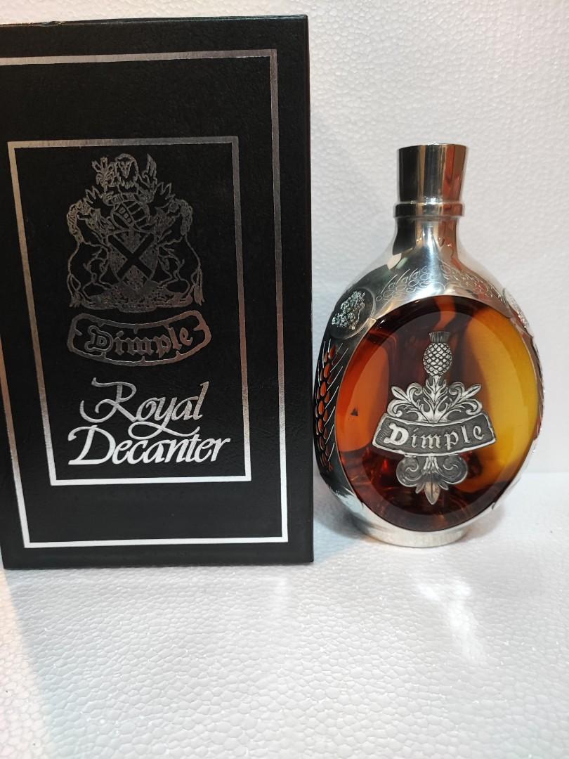 Dimple royal decanter whisky 750ml, 嘢食& 嘢飲, 酒精飲料- Carousell