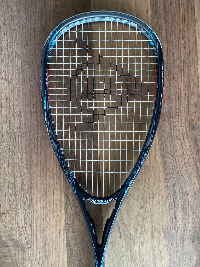 Details about   Dunlop Blackstorm Carbon 5.0 Squash Racquet 