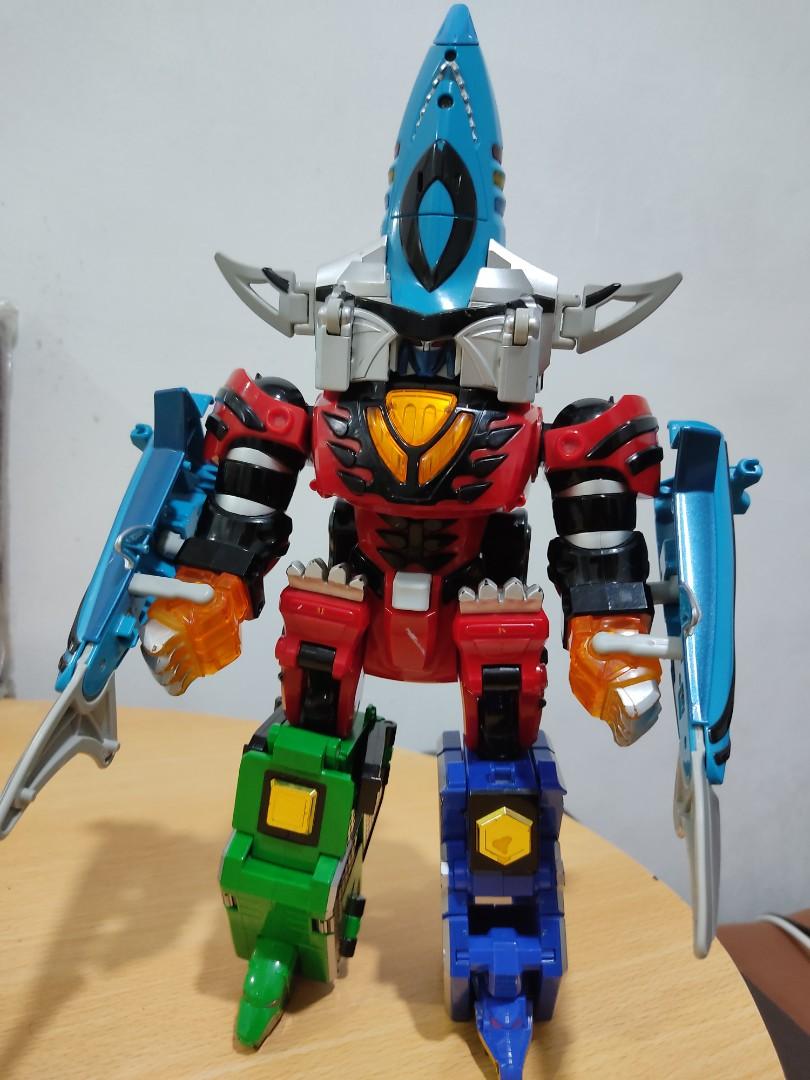 Dx Gekitouja Shark Mix Gekiranger & Shinkenger Megazord / Power Rangers ...