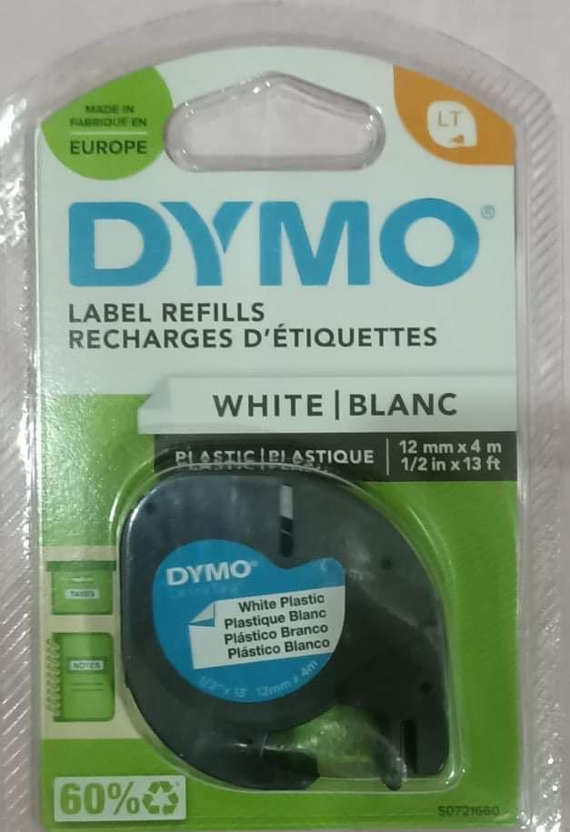 Dymo Tape White Plastic 91201 (Category: Craft Supplies & Tools) located in Quezon City. Submitted by second_zone (Listing ID 1148348719, Image 1). Description: Dymo Tape White Plastic 91201.