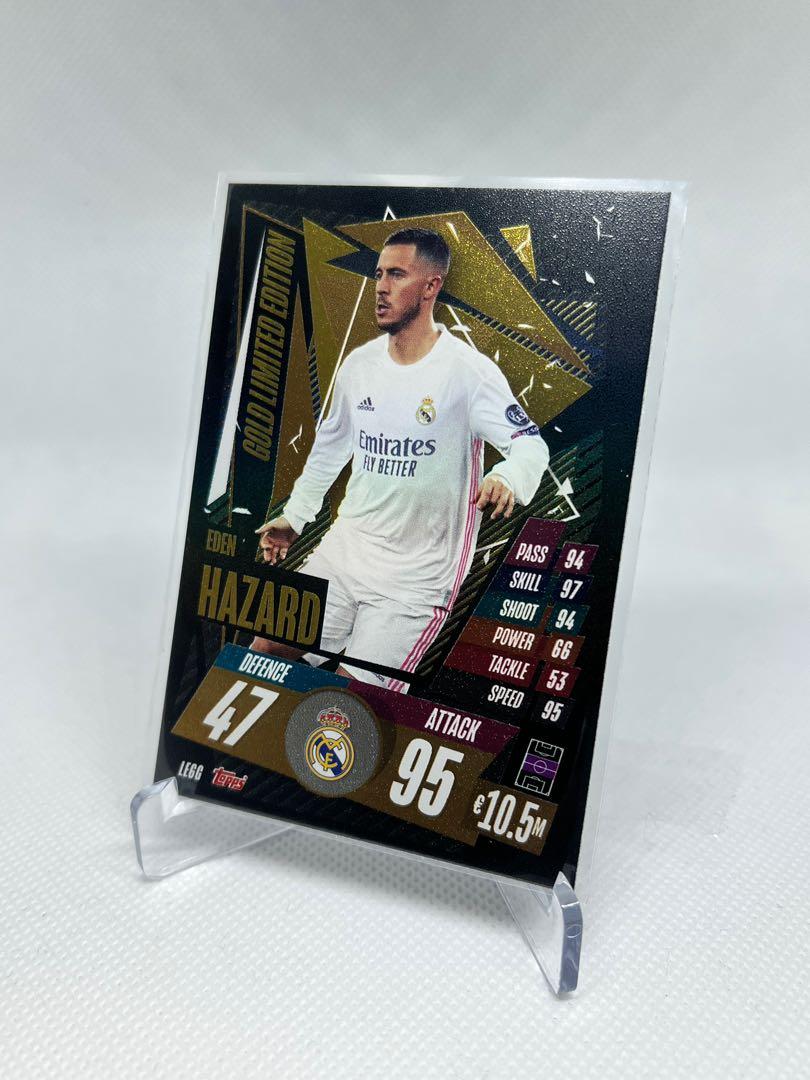 REAL MADRID MATCH ATTAX 2020/21 GOLD LIMITED EDITION LE6G EDEN HAZARD 