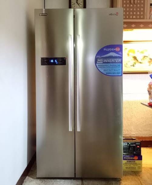 FUJIDENZO SIDE BY SIDE INVERTER REFRIGERATOR ISR20SS, TV & Home