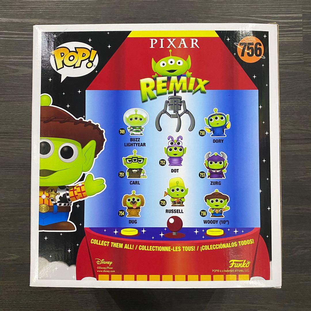 Figurine Funko Pop XXL Woody 25cm- Pixar Alien Remix N°756
