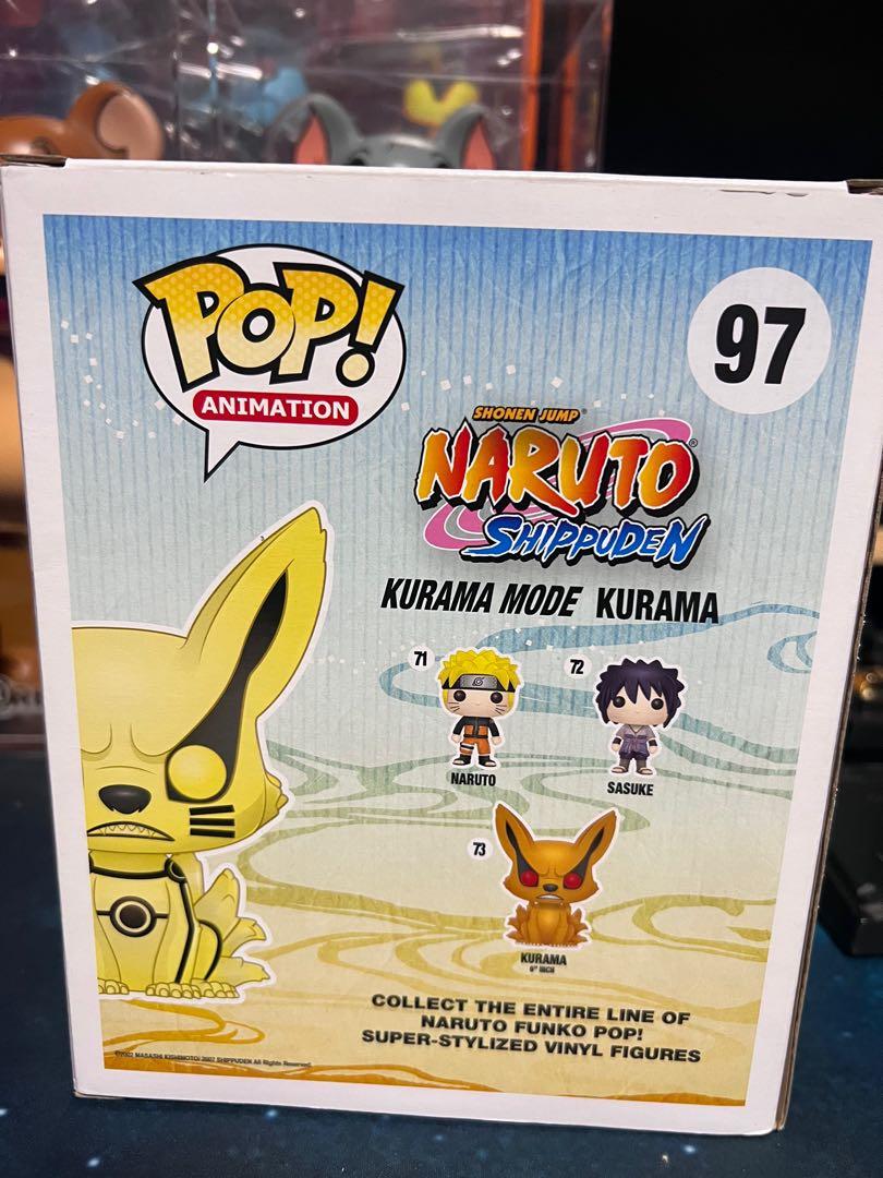 Kurama Funko Pop Glow In The Dark Funko POP! Naruto Kurama Mode - Glow in the Dark, Hobbies & Toys