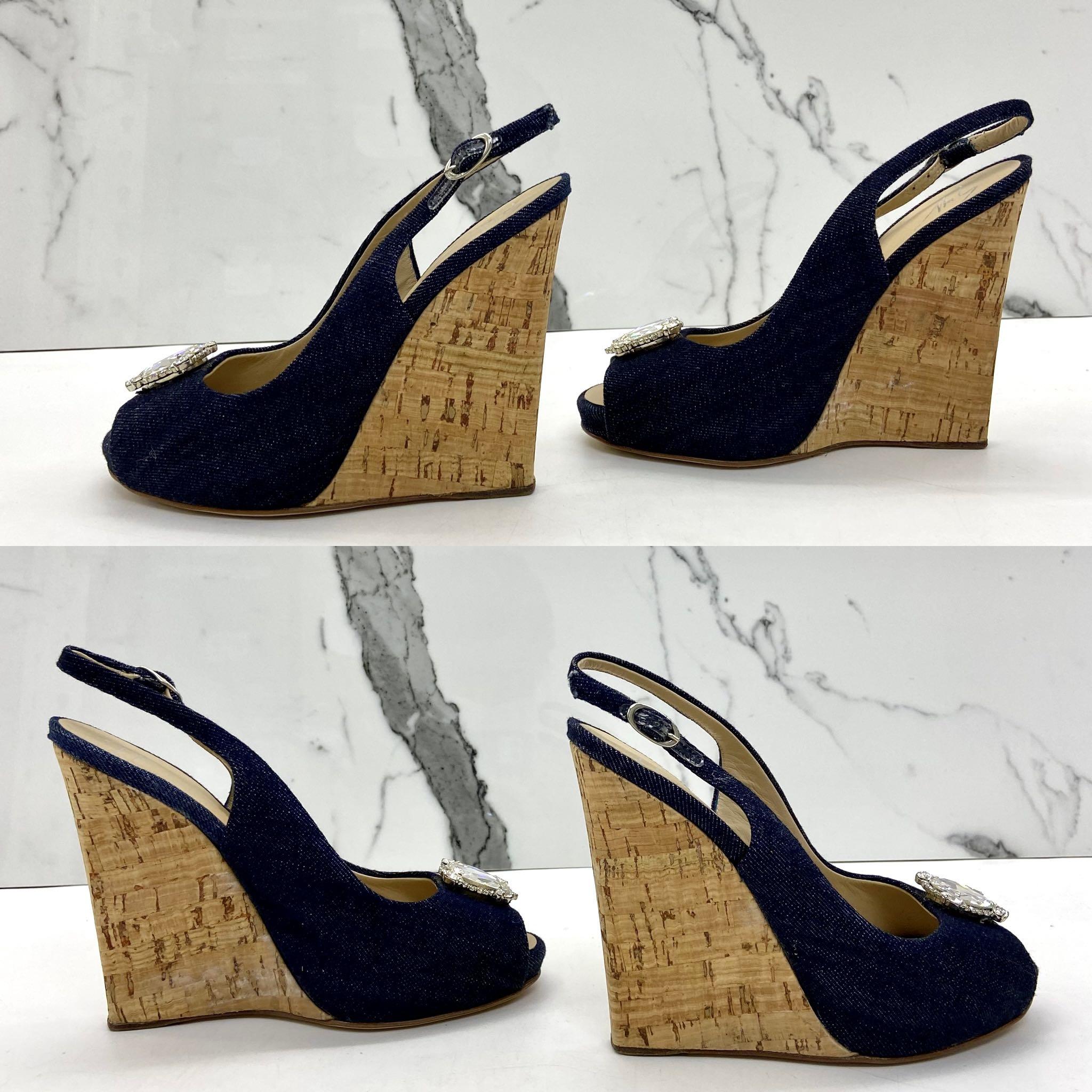 Giuseppe zanotti denim heels outlet
