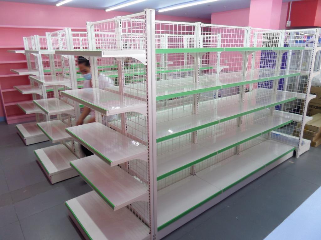 Gondola korean shelving display rack high quality boltless type made in ...