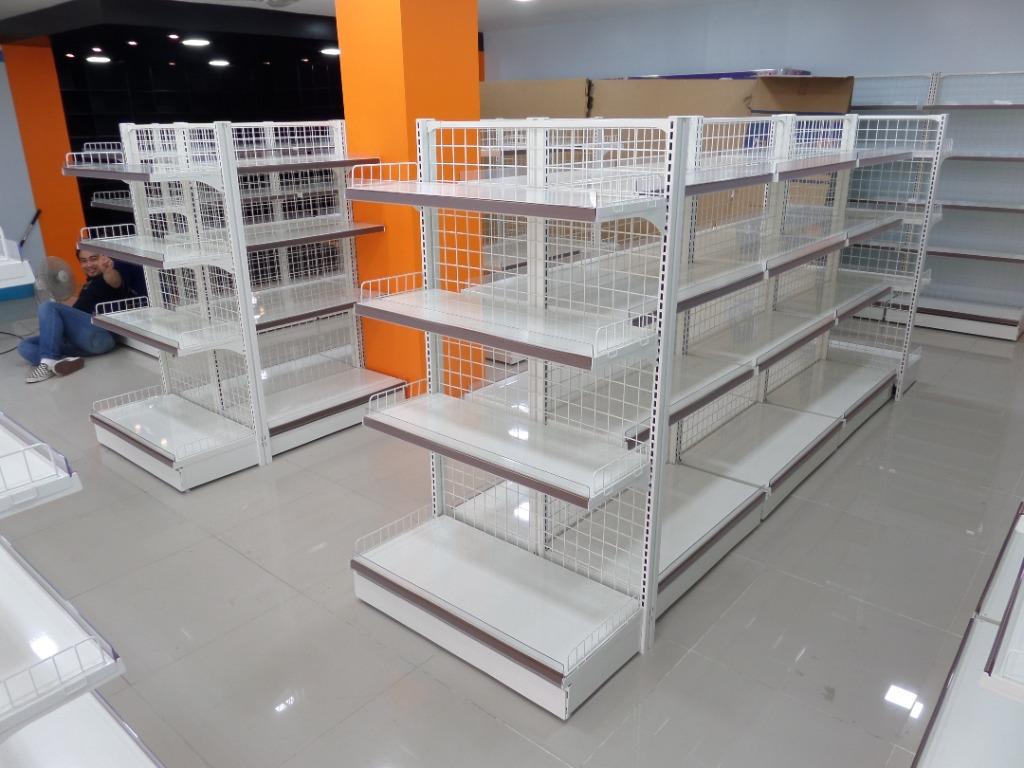 Gondola korean shelving display rack high quality boltless type made in ...