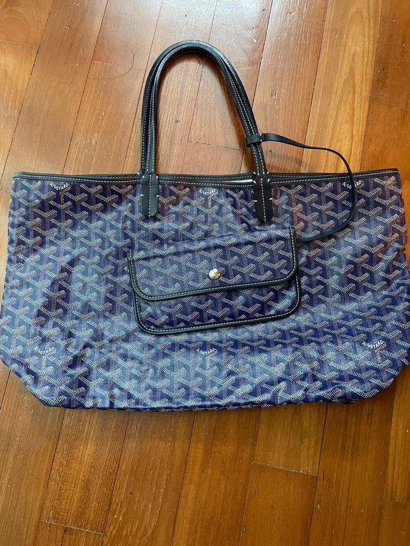 Goyard Blue St. Louis PM Tote Bag ○ Labellov ○ Buy and Sell